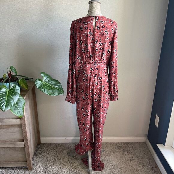 Free People Some Like It Hot Jumpsuit in Rust Combo - Picture 5 of 15